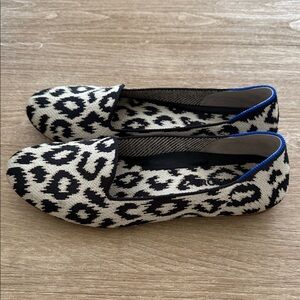 Rothy's Loafer Desert Cat Leopard Print Flats
